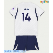 Camisa de time de futebol Tottenham Hotspur Archie Gray #14 Replicas 1º Equipamento Infantil 2026-27 Manga Curta (+ Calças curtas)